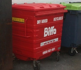Commercial waste recycling is one of Biffa's core services